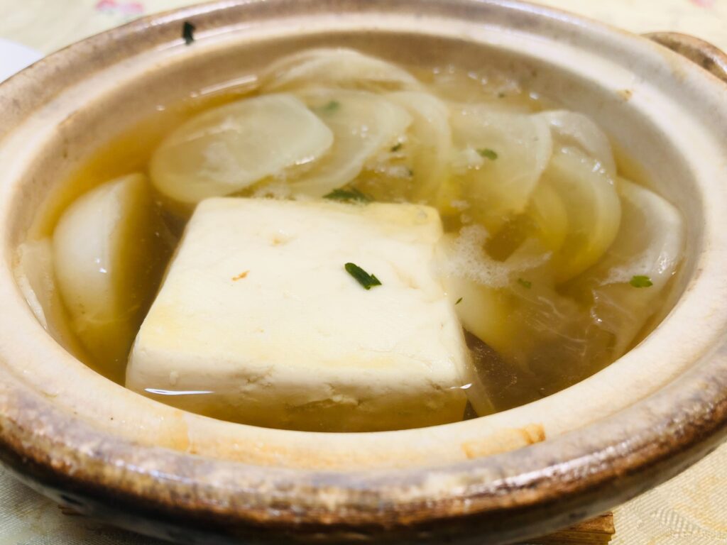湯豆腐：カブ