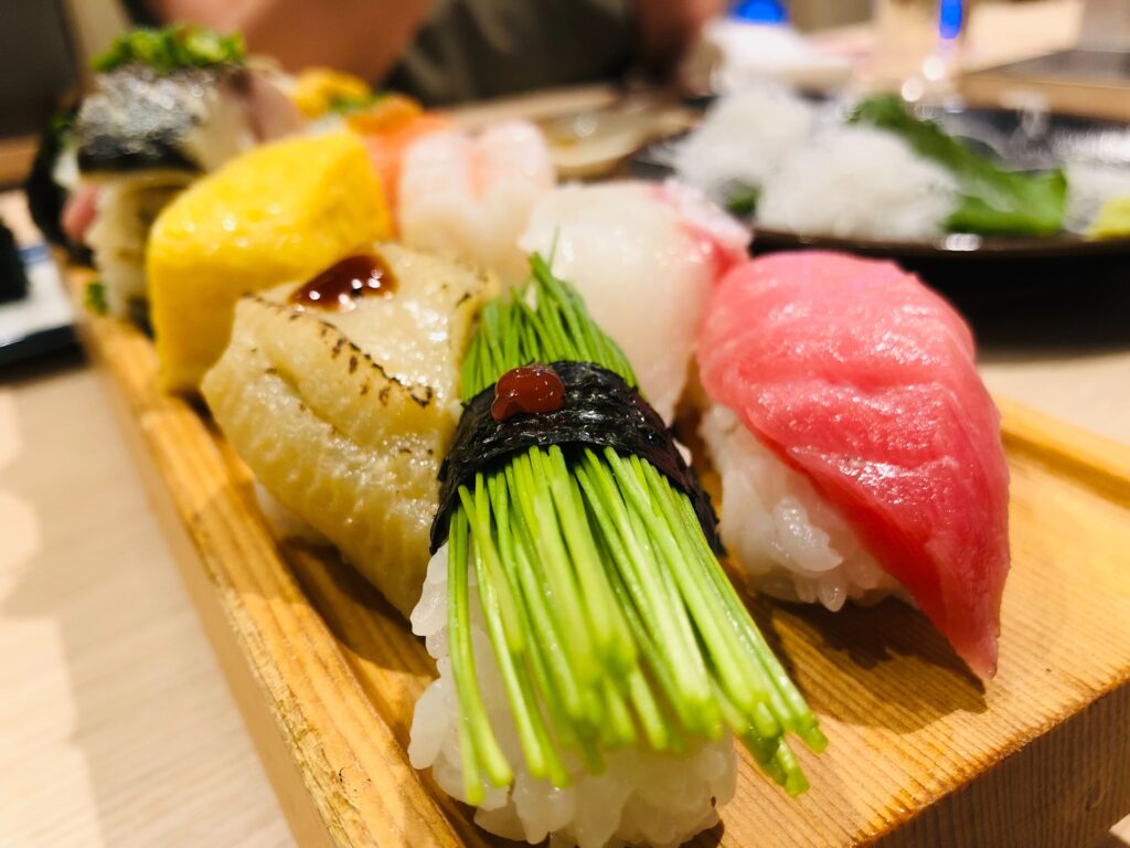 寿司で〆